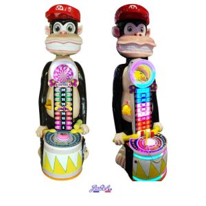 Distributeur à sucette et jeu de marteau KING KONG HAMMER
