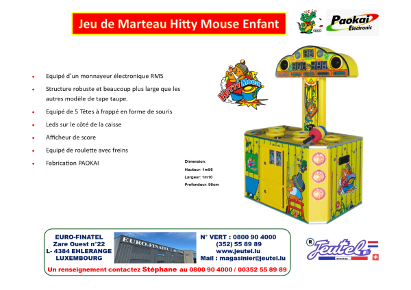 Jeu de marteau Hitty Mousse Enfant – Image 2