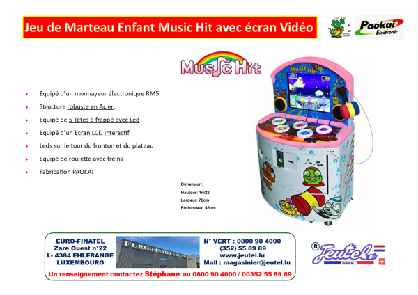 Jeu de marteau Music Hit Enfant – Image 2