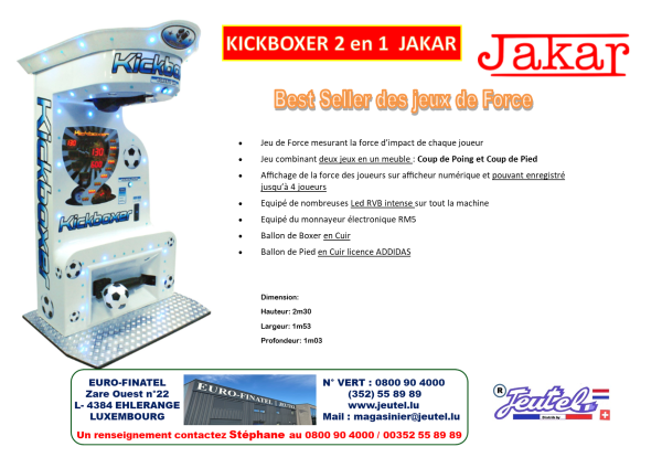 KICKBOXER 2 en 1 Jakar – Image 2