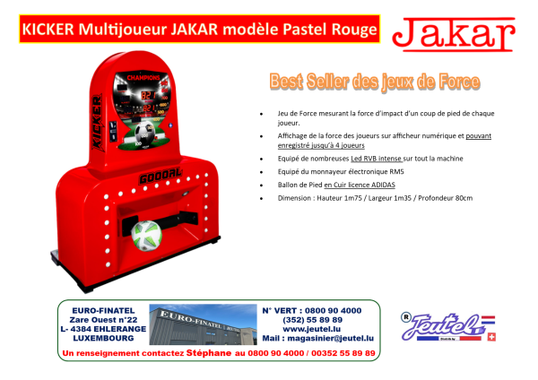 Kicker Multijoueur JAKAR Pastel – Image 3