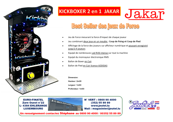 KICKBOXER 2 en 1 JAKAR – Image 2