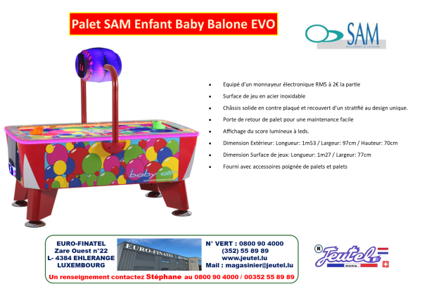 Palet SAM Enfant Baby Balone EVO – Image 2